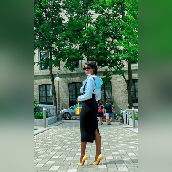 Pencil Skirt with Suspenders (Shein Unity) - Picture 6 of 6